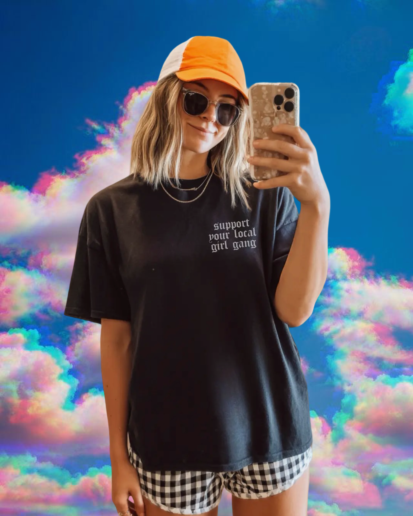 Girl Gang Shirt Black