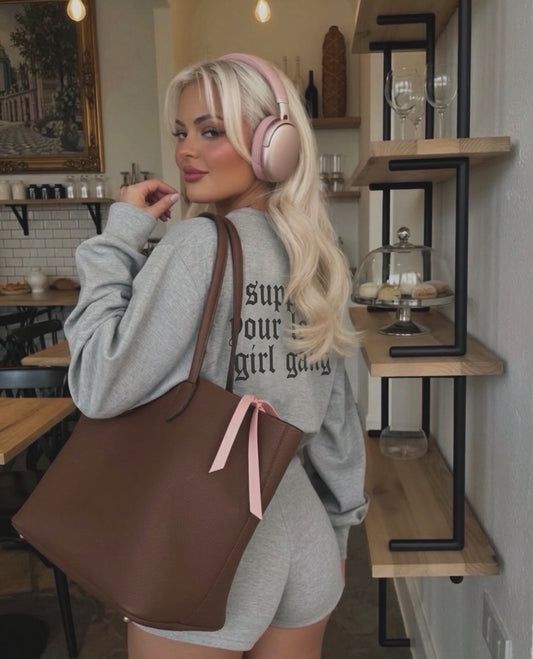 Girl Gang Sweatshirt- GREY
